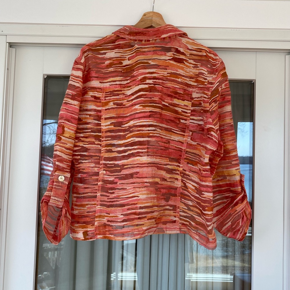 Ruby Rd. Women's Multicolor Button-Up Top - image 2